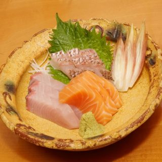 アオハタの刺身 薄造り 自宅居酒屋