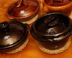 中川一辺陶の陶器の土鍋